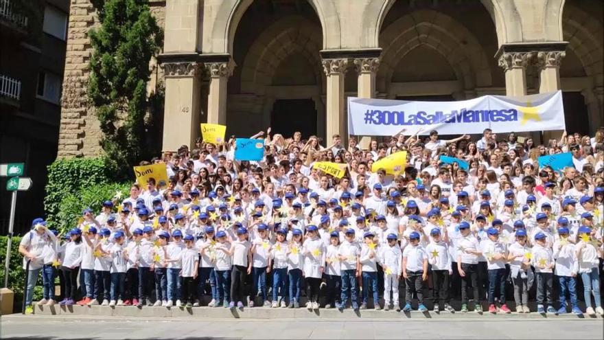 500 alumnes celebren a Crist Rei el tricentenari de la mort del fundador de La Salle