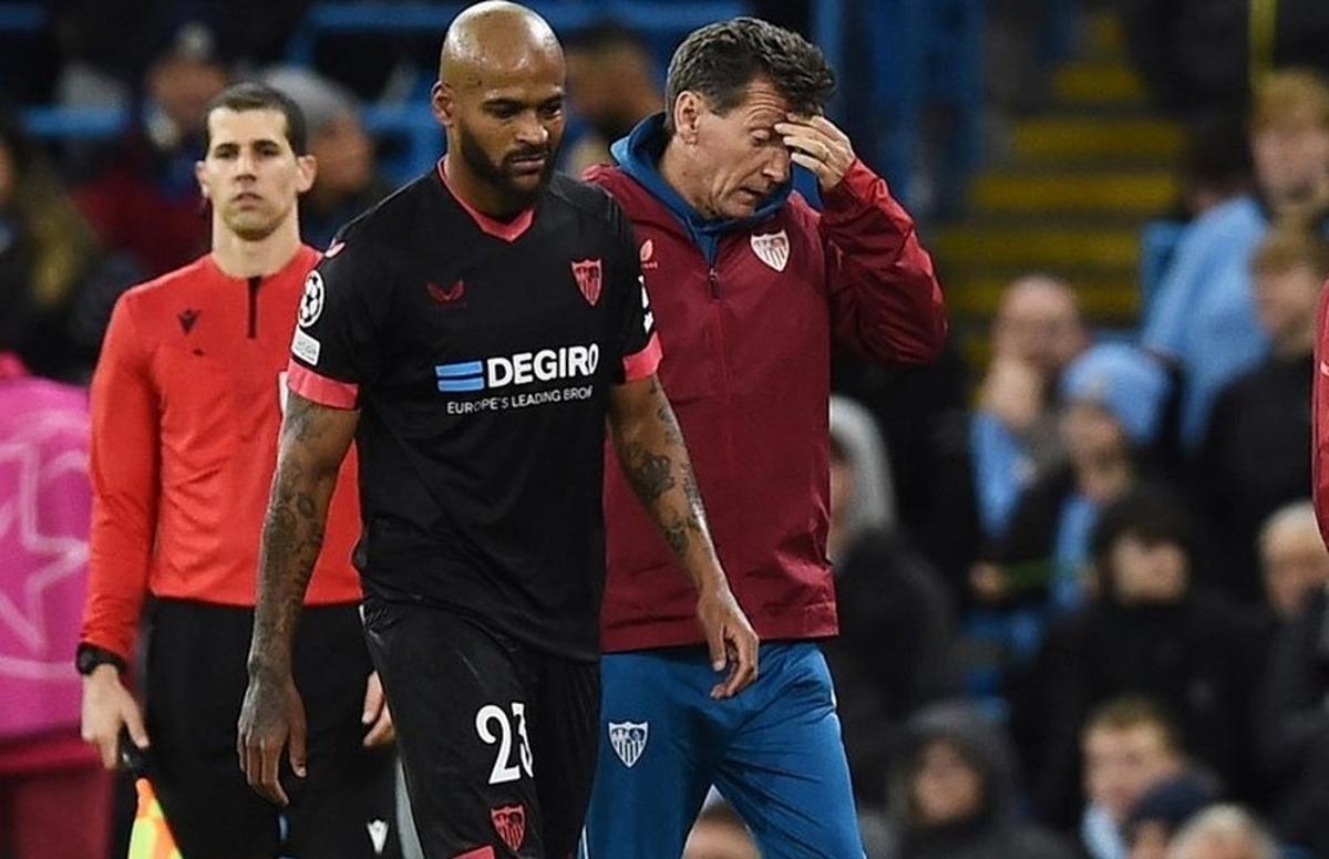Marcao se marchó lesionado ante el Manchester City en Champions
