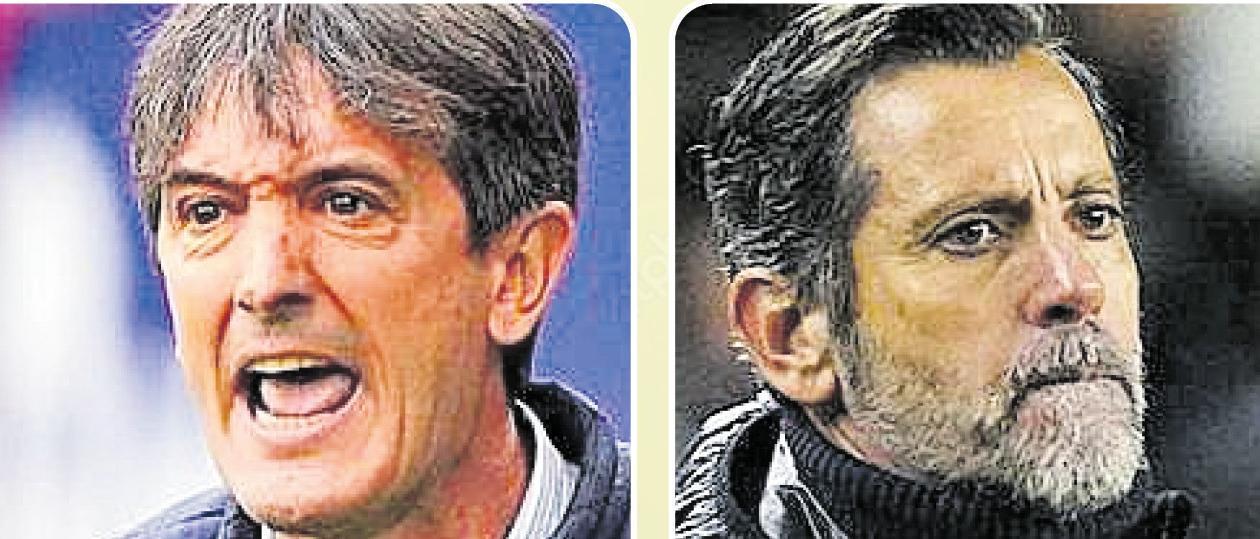 Quique Sánchez Flores y Pacheta, los mejor colocados.