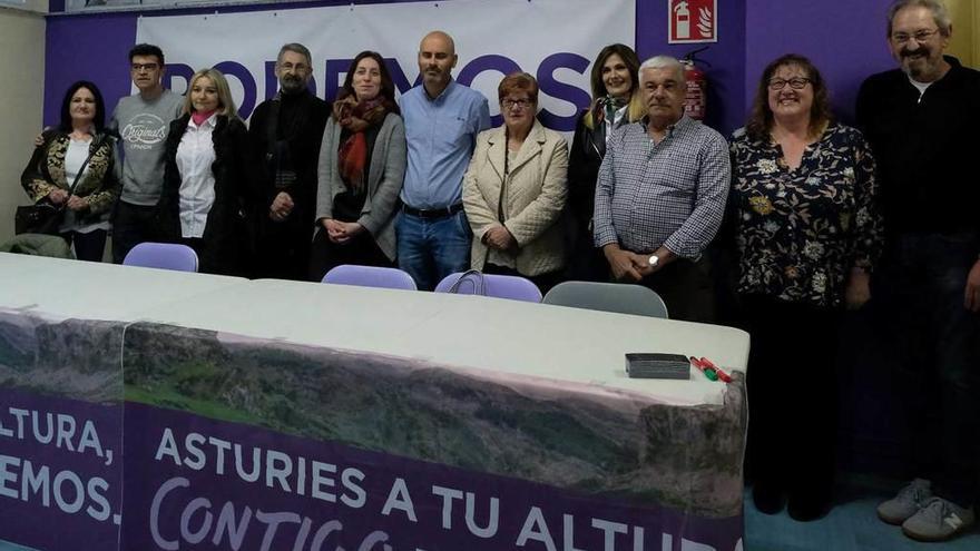 Luis Díaz lidera la candidatura de Podemos a la Alcaldía de Laviana