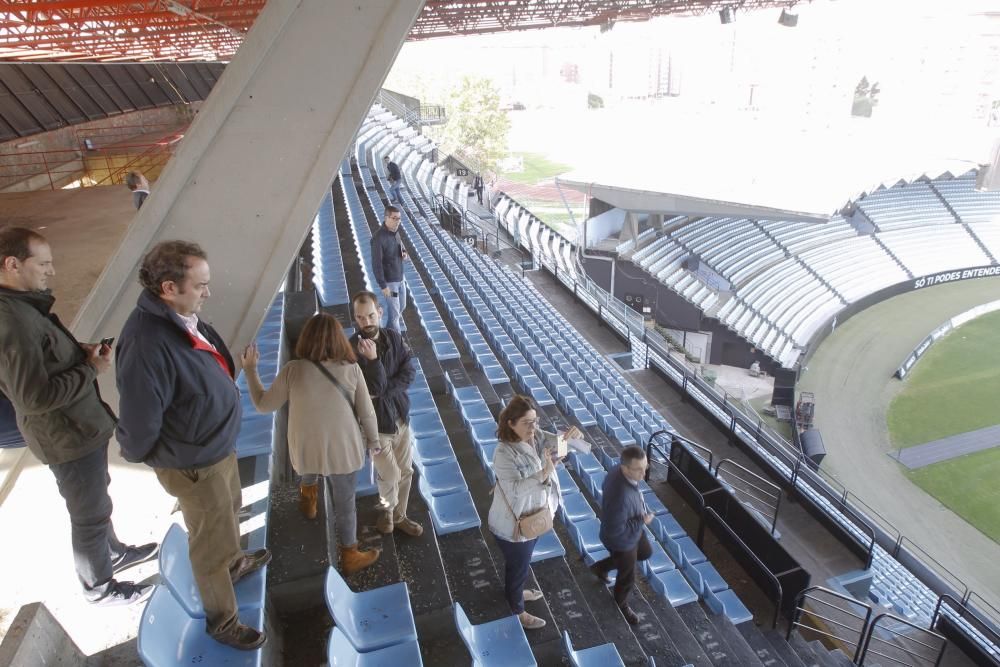 Obras en el estadio de Balaídos