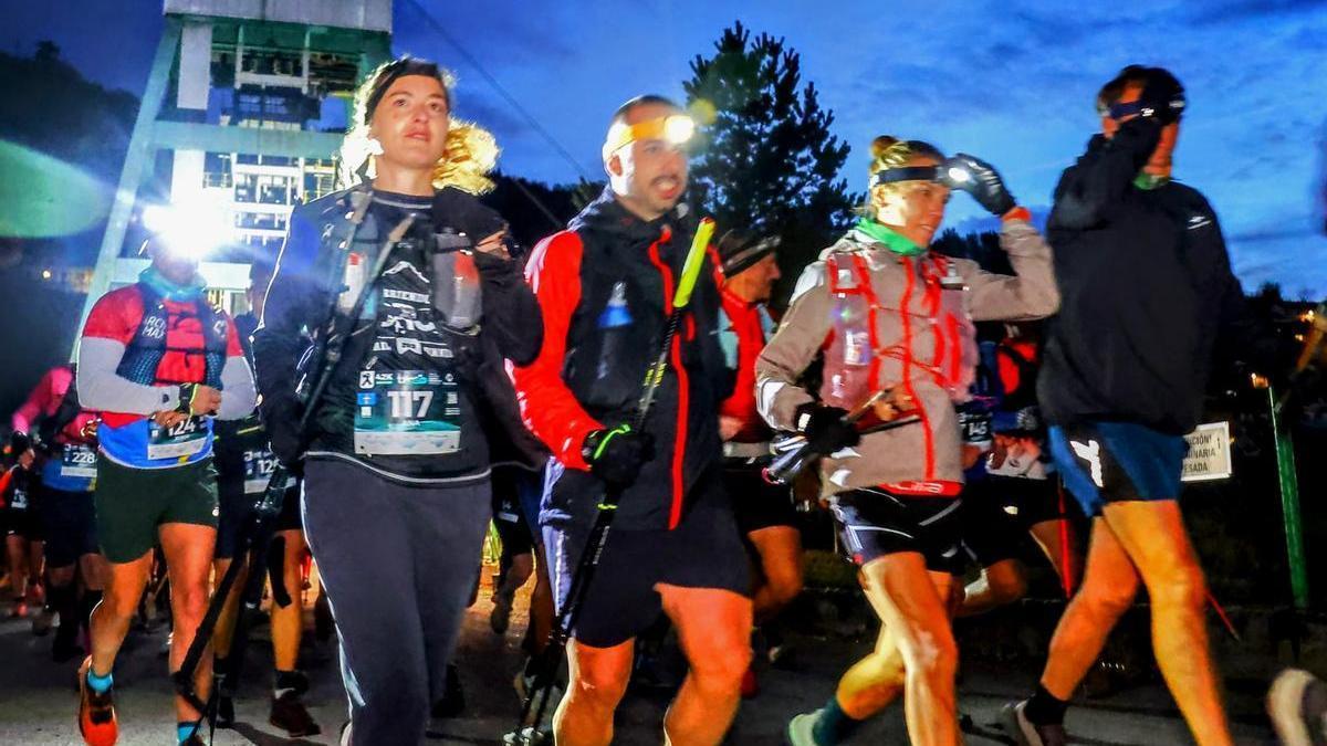 La salida de la maratón, esta mañana.