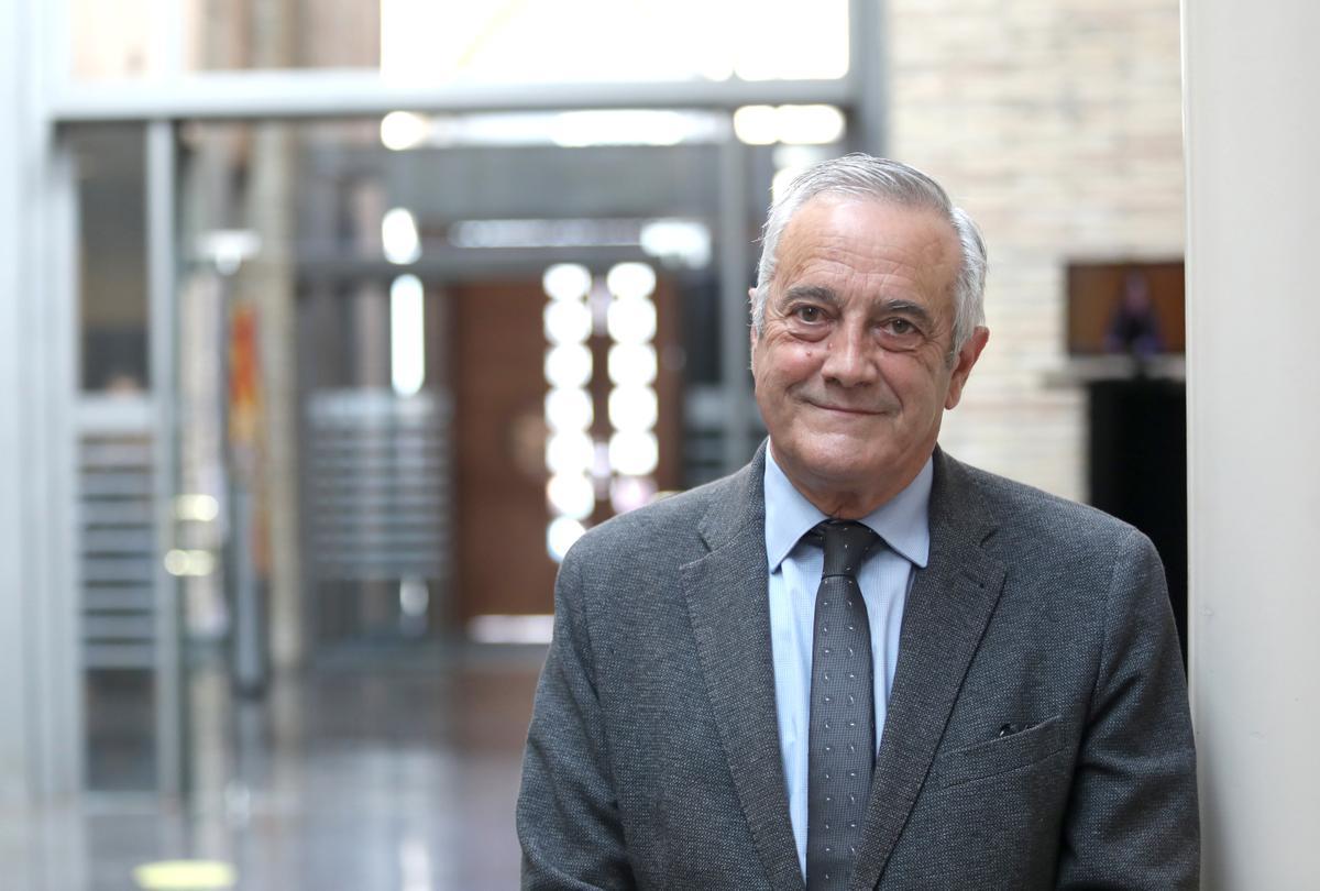 Javier Sada, actual presidente de las Cortes de Aragón.