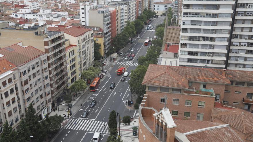 La reforma de los paseos María Agustín y Pamplona de Zaragoza incluirá un carril bici