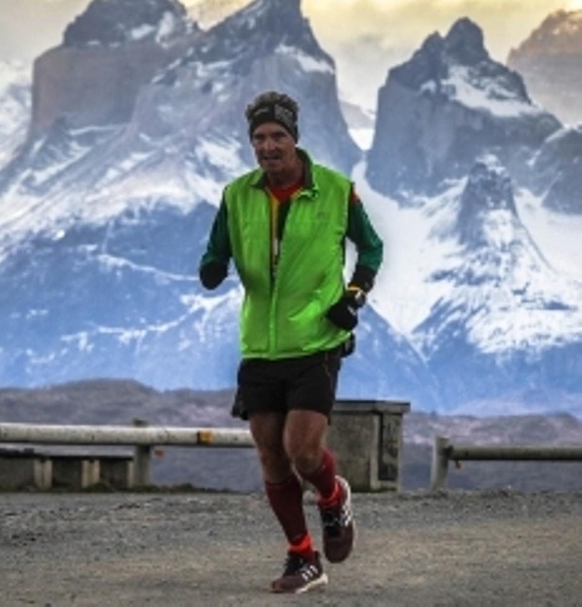 Antonio Huerta, en la Patagonia