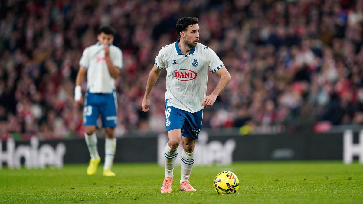 Edu Expósito, centrocampista del RCD Espanyol