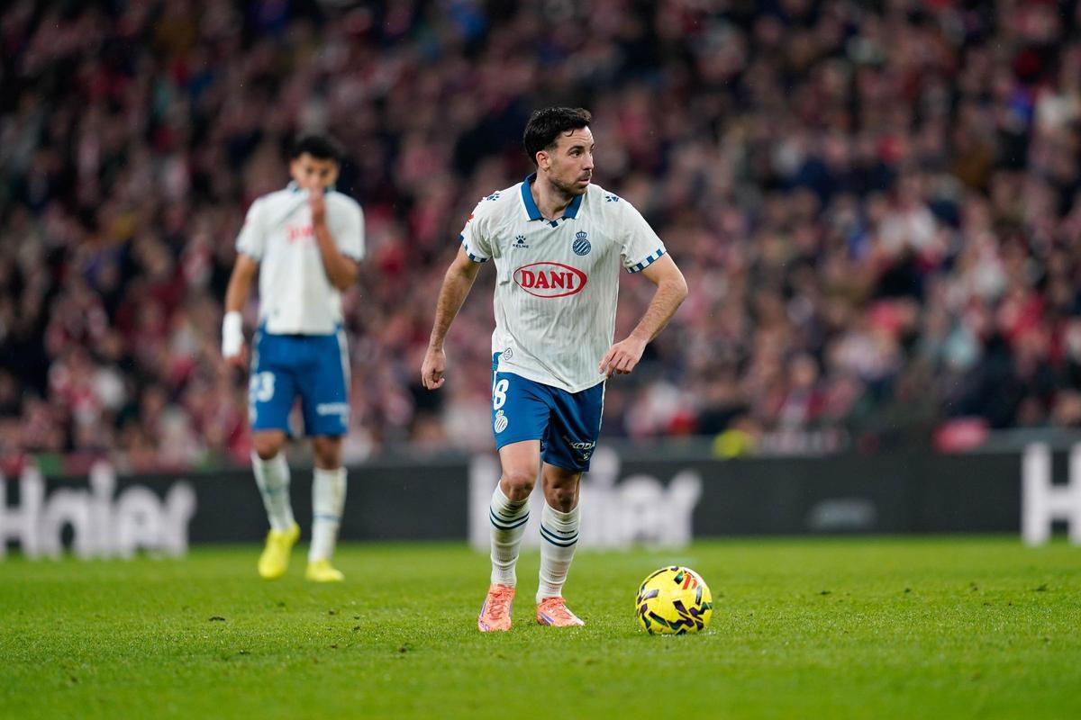 Edu Expósito, centrocampista del RCD Espanyol