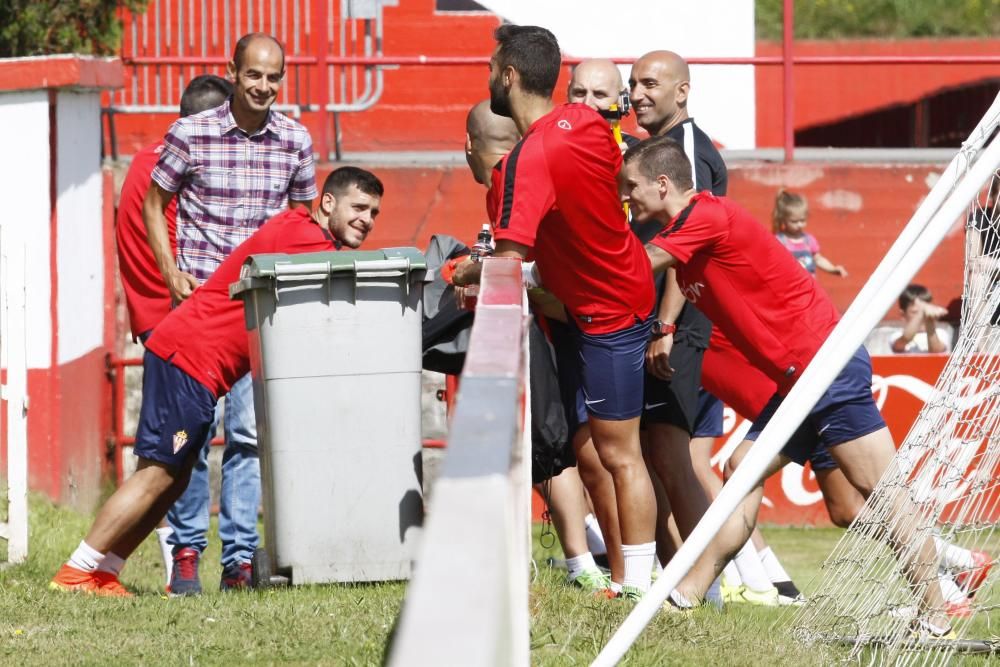 Entrenamiento del Sporting