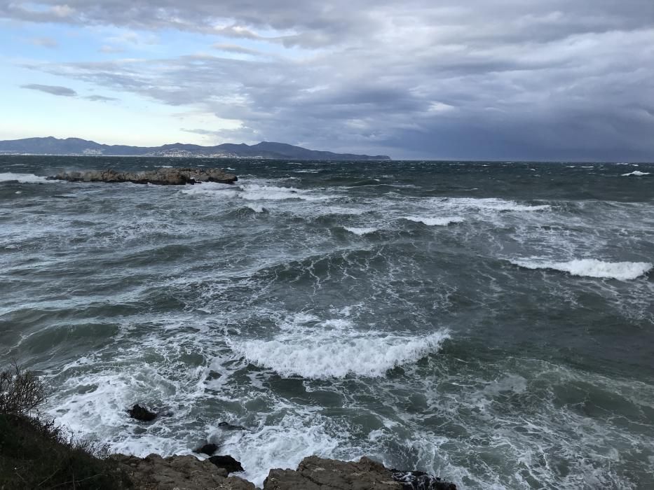 El temporal marítim a l'Escala