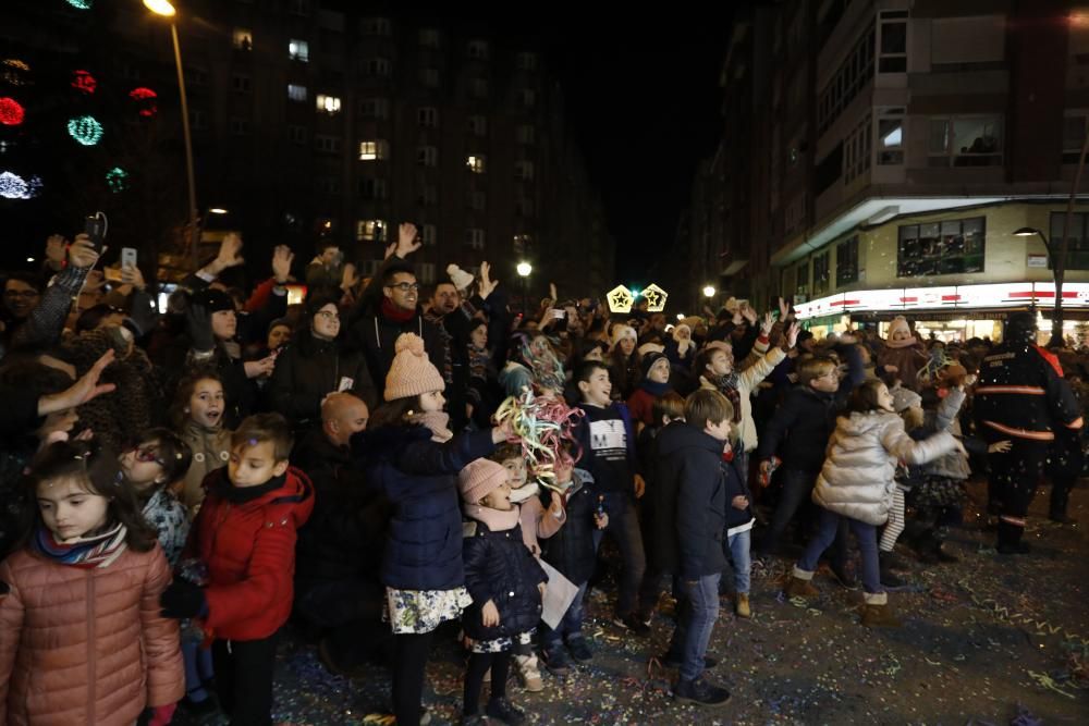 Cabalgata de Reyes 2019 en Gijón