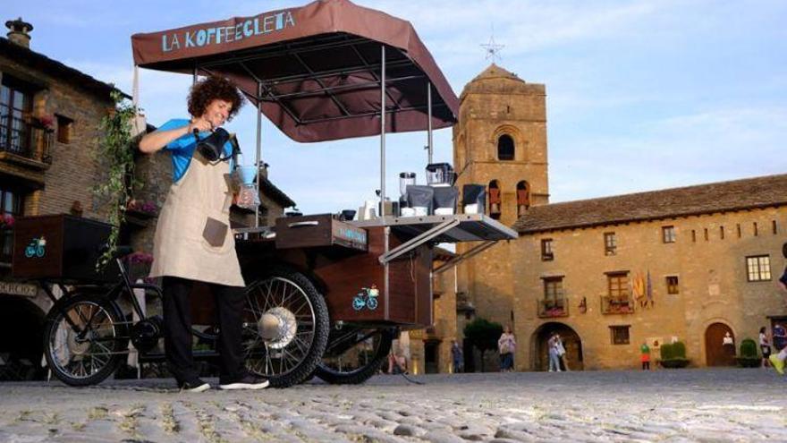 Una cafetería itinerante con dos ruedas y mucha ilusión