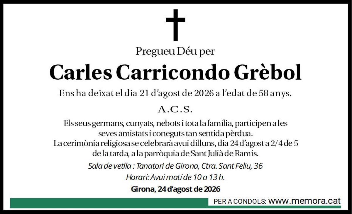 Carles Carricondo Grèbol