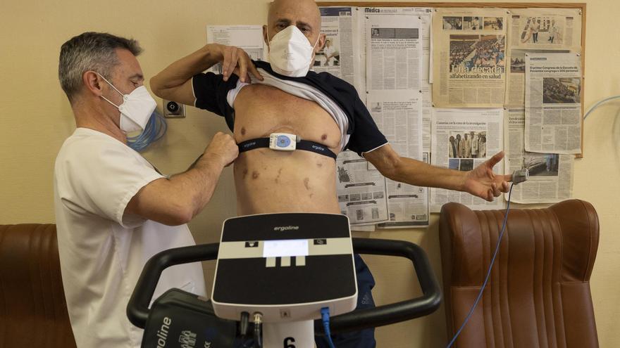 Pacientes trasplantados de pulmón en el Hospital Dr. Negrín