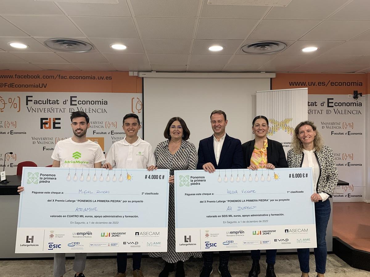 Un momento de la entrega de premios.