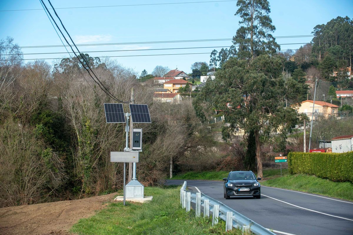 La DGT activa un nuevo radar en una carretera que une Oleiros, Cambre y Abegondo