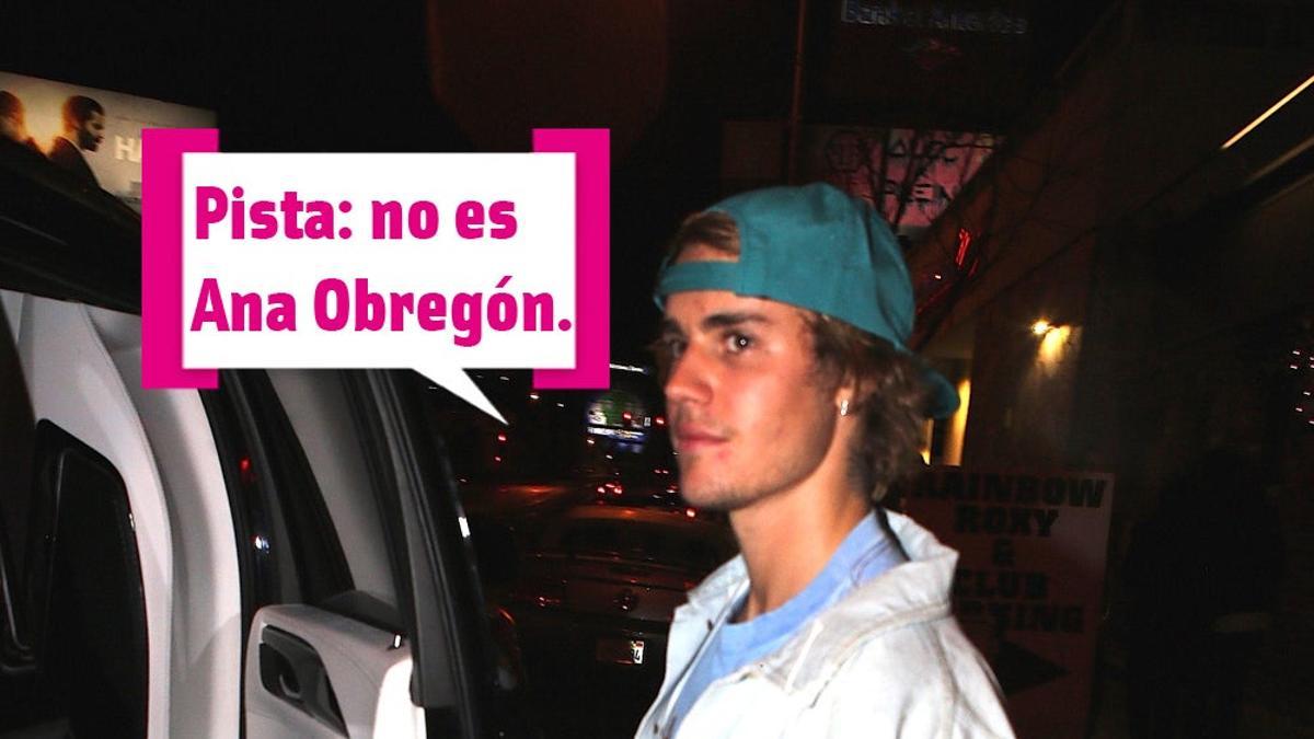 Justin Bieber dice que la rubia no es Ana Obregón