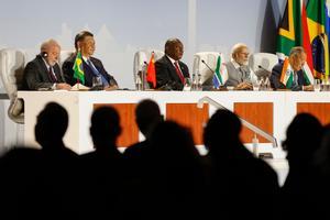 Jefes de Estado de los países del grupo BRICS en Johannesburgo