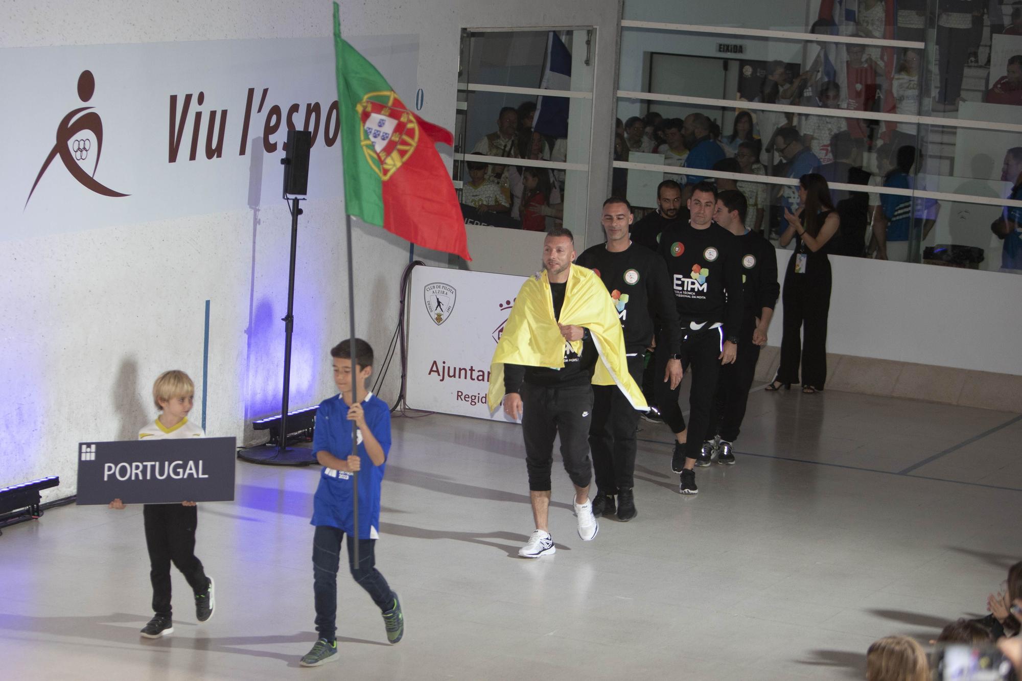 Las mejores imágenes de la gala inaugural del Mundial de Pilota de Alzira