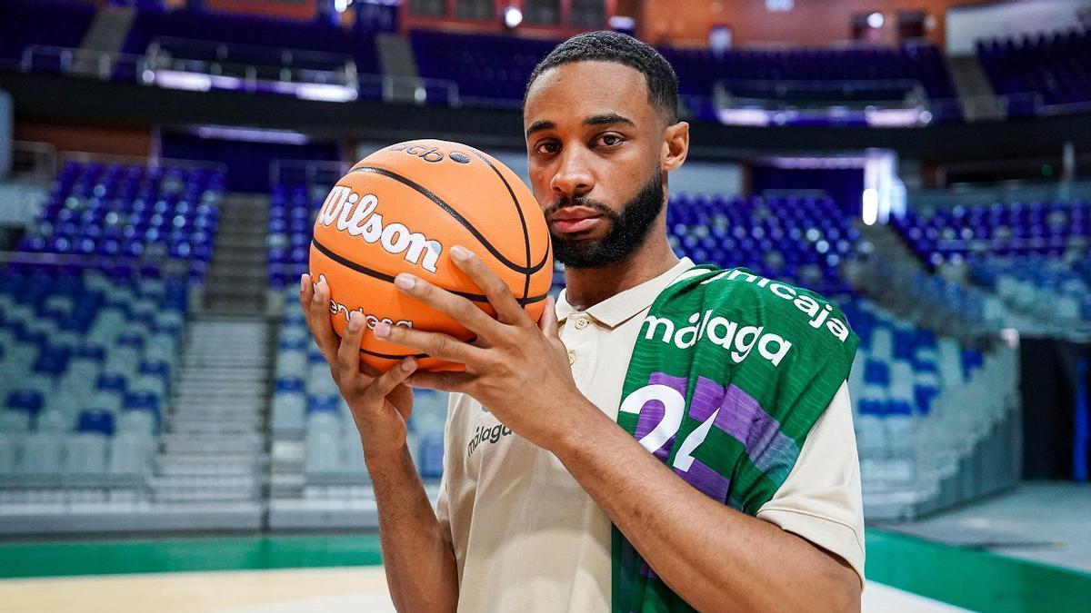 Cameron Hunt, presentado como nuevo jugador del Unicaja.