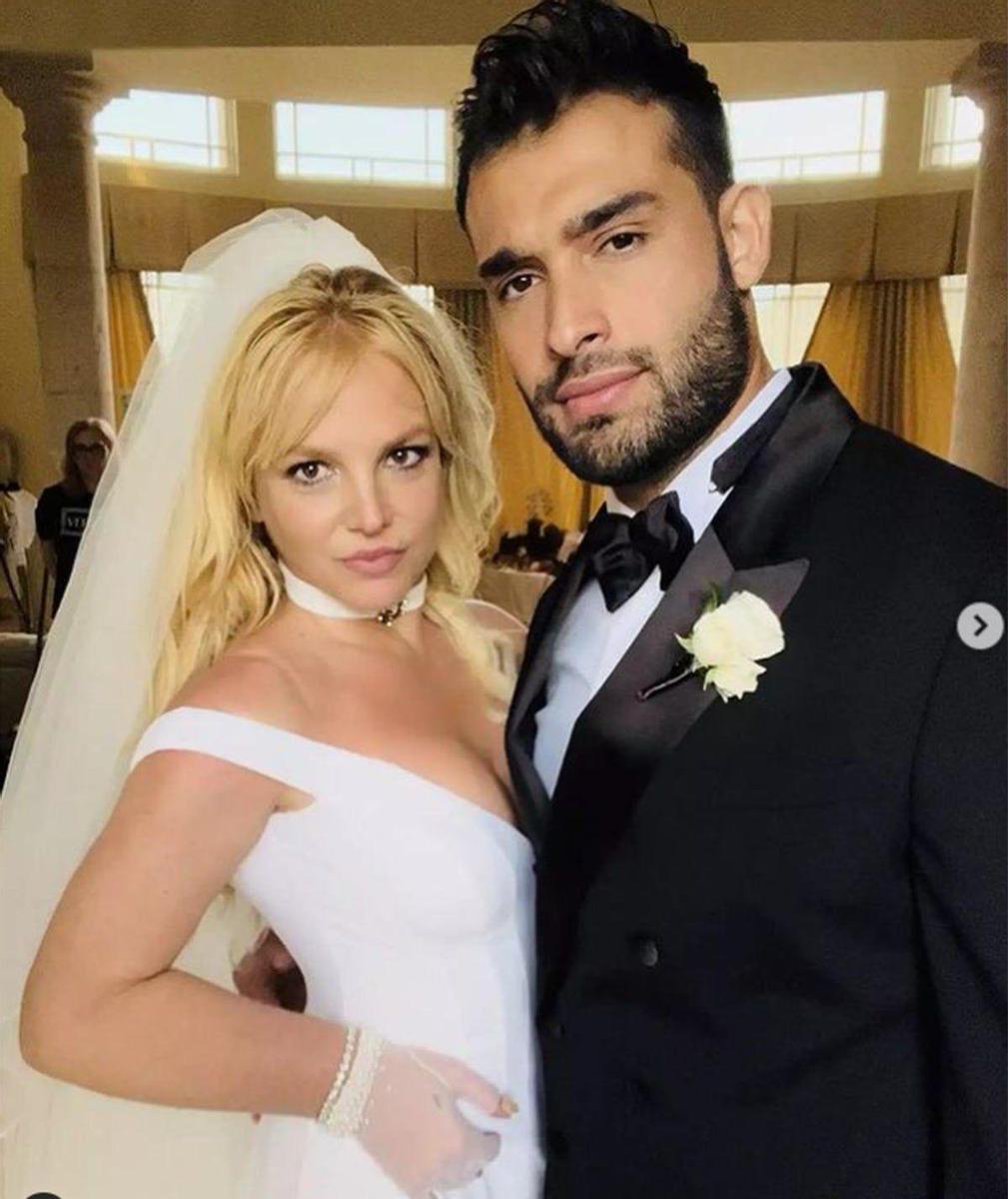 Britney Spears y Sam Asghari, ya convertidos en marido y mujer