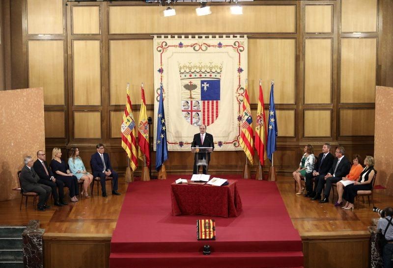 Toma de posesión de las consejeras y consejeros del Gobierno de Aragón