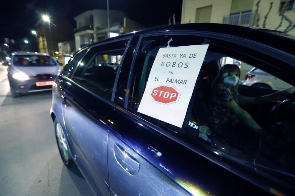 Protesta contra los robos en El Palmar