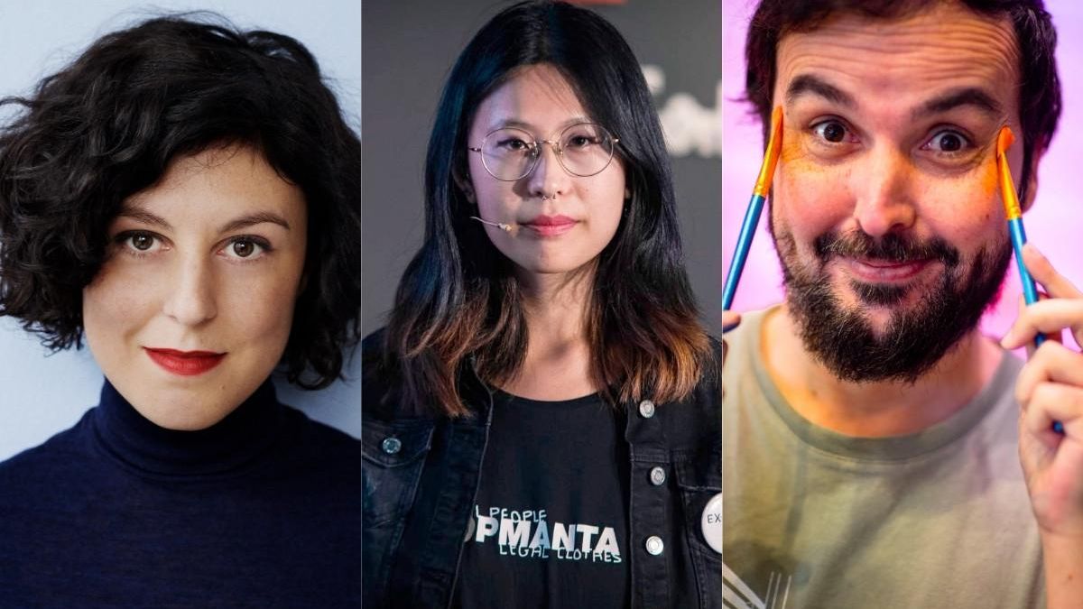 Lucía Carballal, Paloma Chen e Isaac Sánchez.