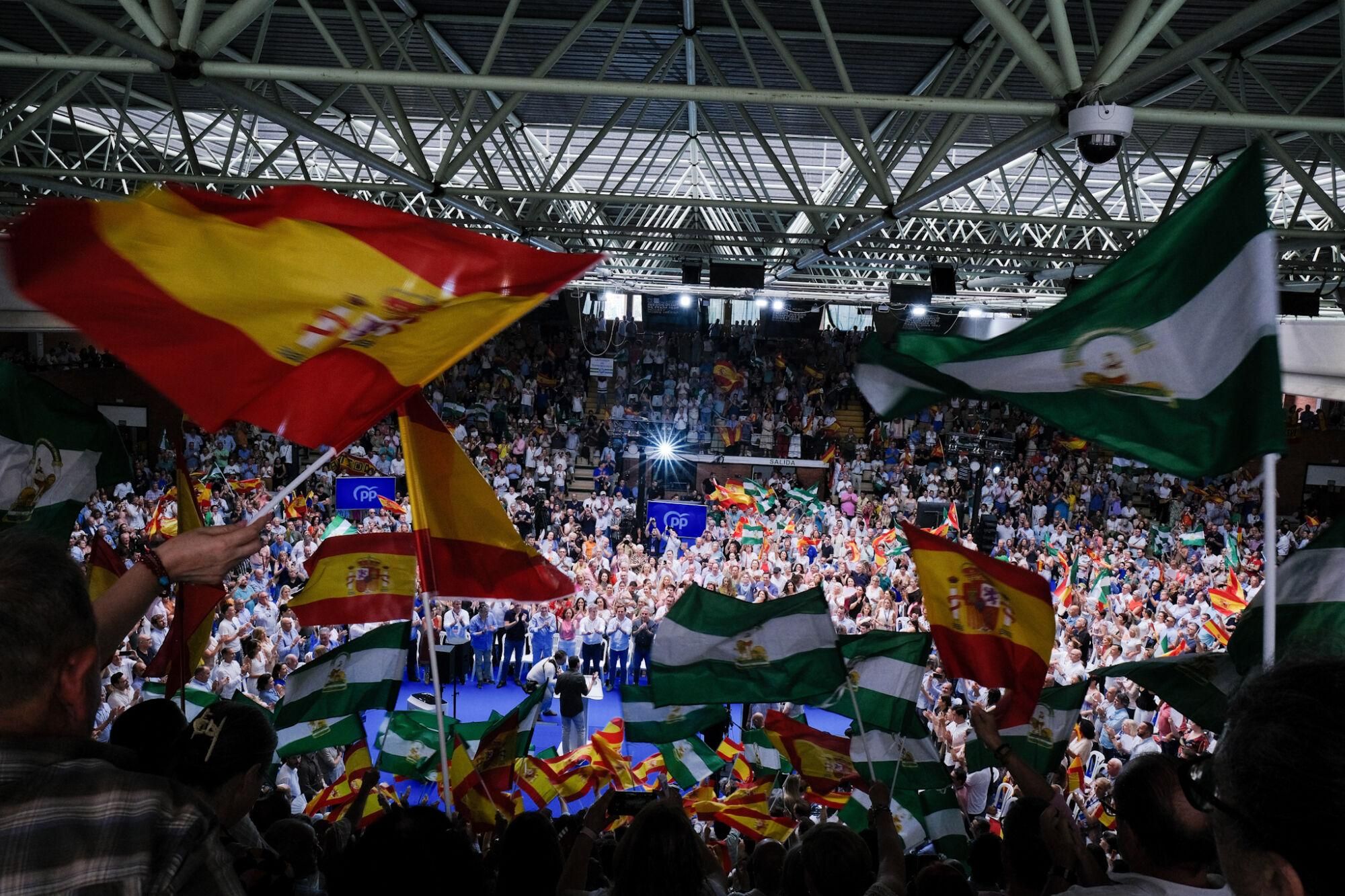 Mitin del Partido Popular en Málaga