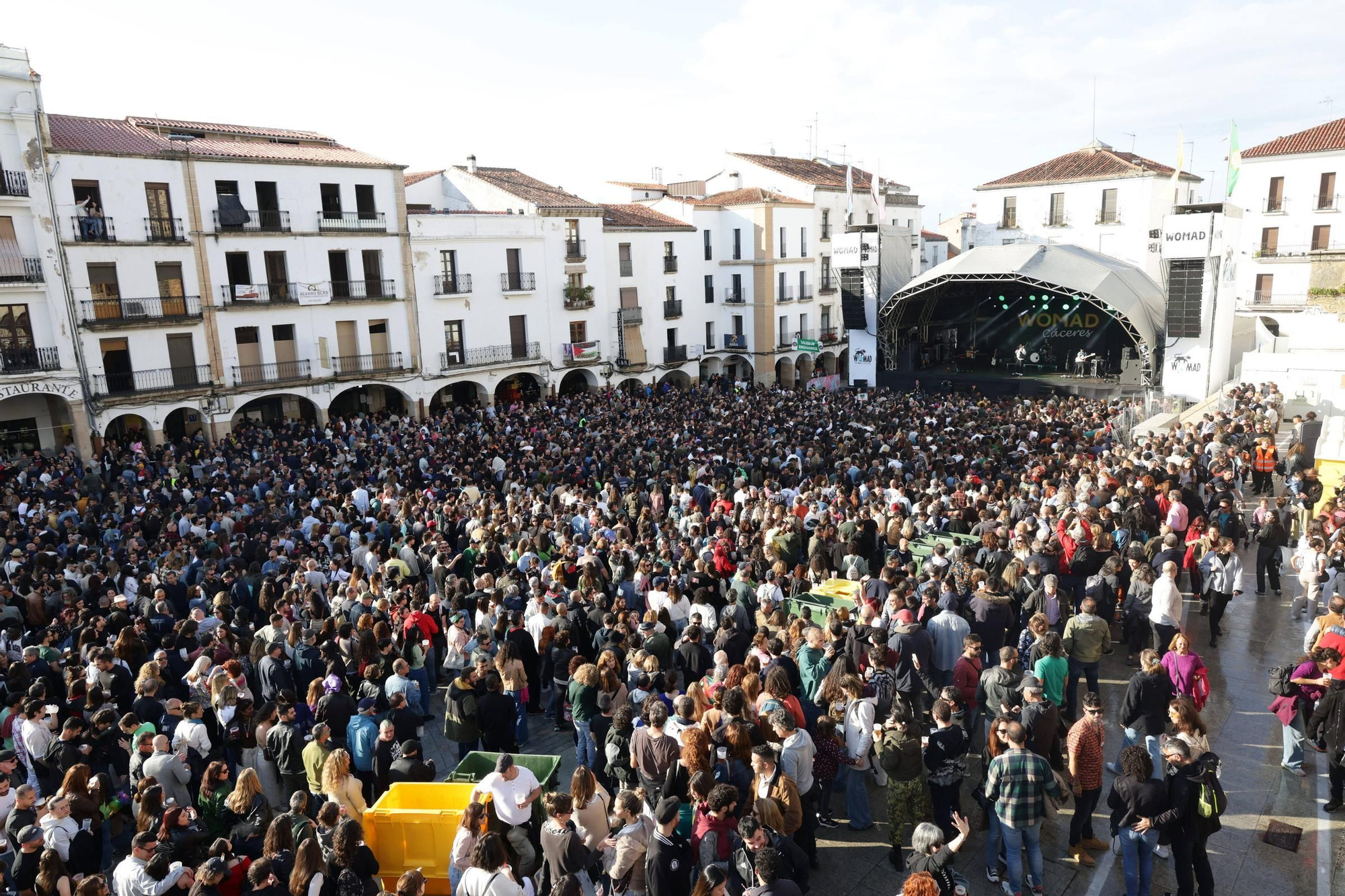 Las imágenes del sábado de Womad en Cáceres
