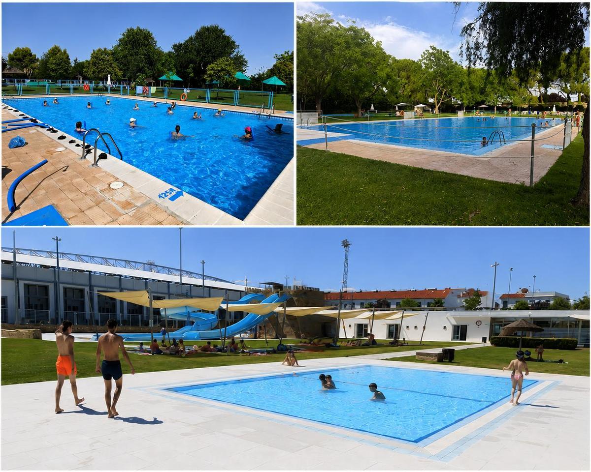 Piscinas municipales de Corte de Peleas, La Albuera y Olivenza