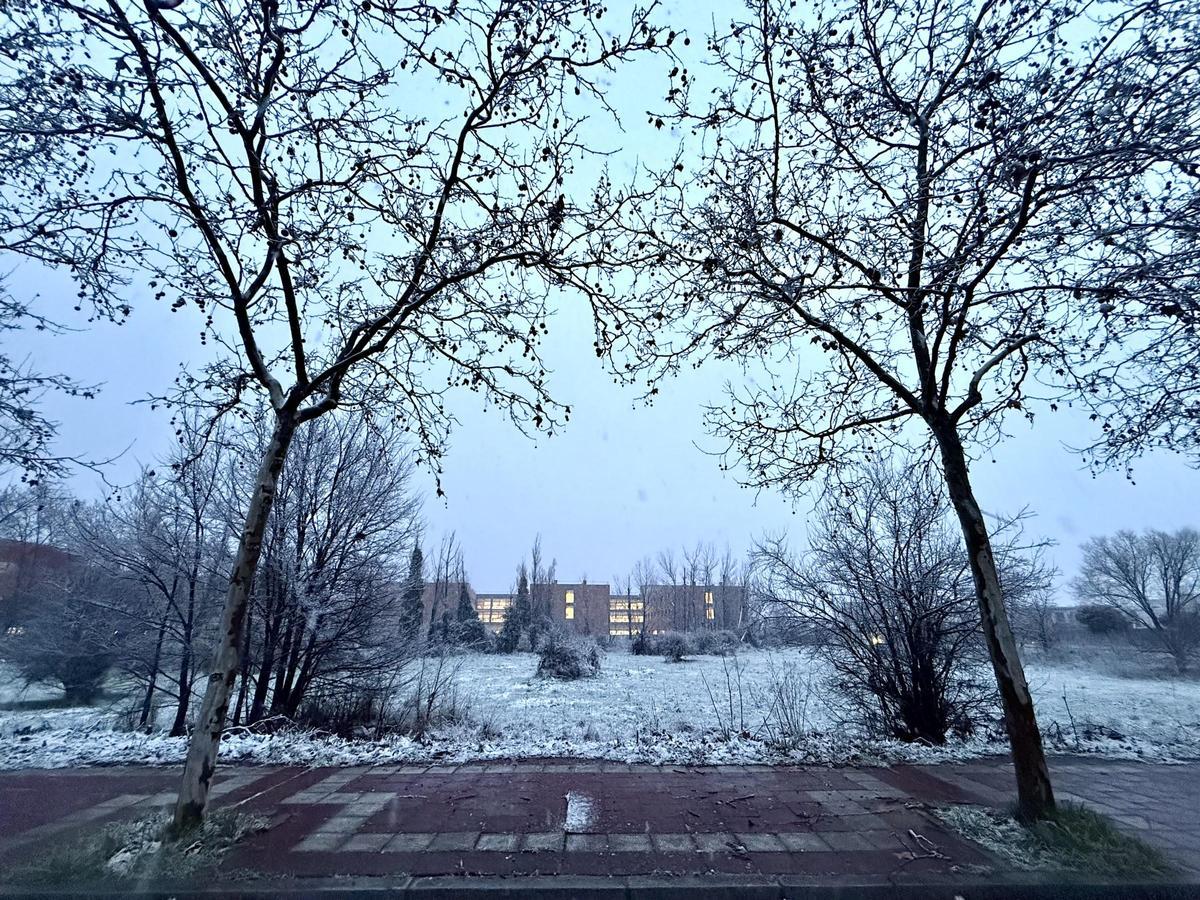 Nieve sobre Valladolid