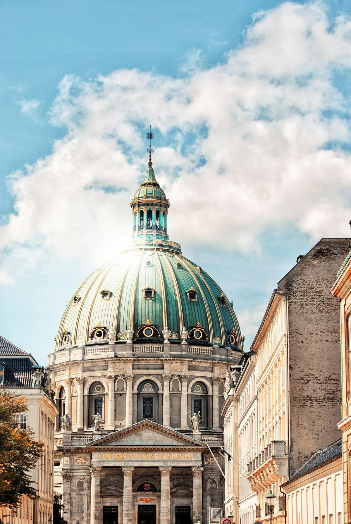 La Iglesia de Mármol en Copenhague