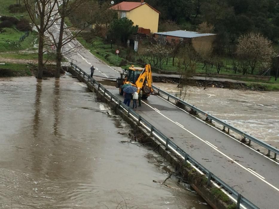 Carballeda, Aliste y Benavente, alerta por lluvias