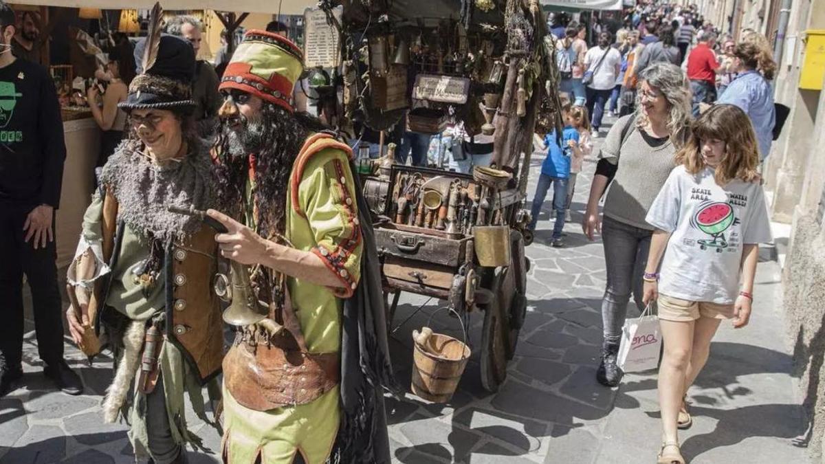 La Fira Medieval d'Hostalric, en una imatge d'arxiu.