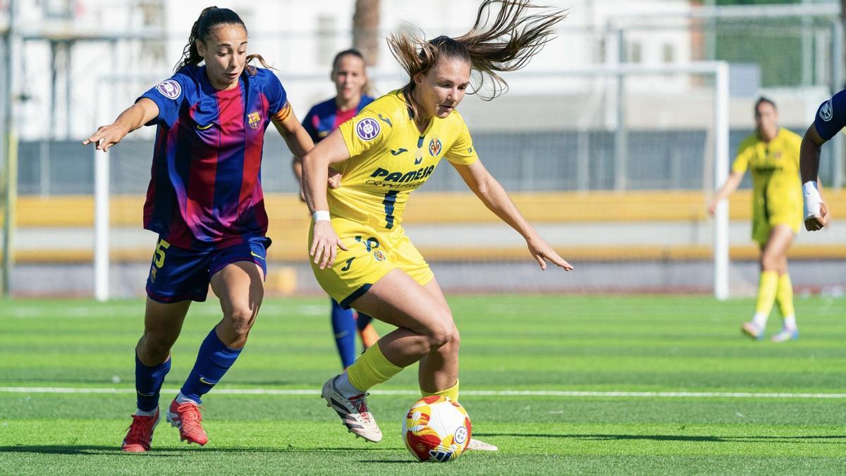 El Villarreal femenino no pudo puntuar en su visita al campo del Barcelona B.