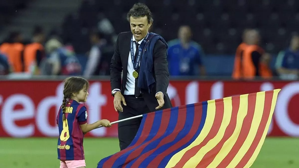 Luis Enrique, el PSG y una gran fiesta para Xana
