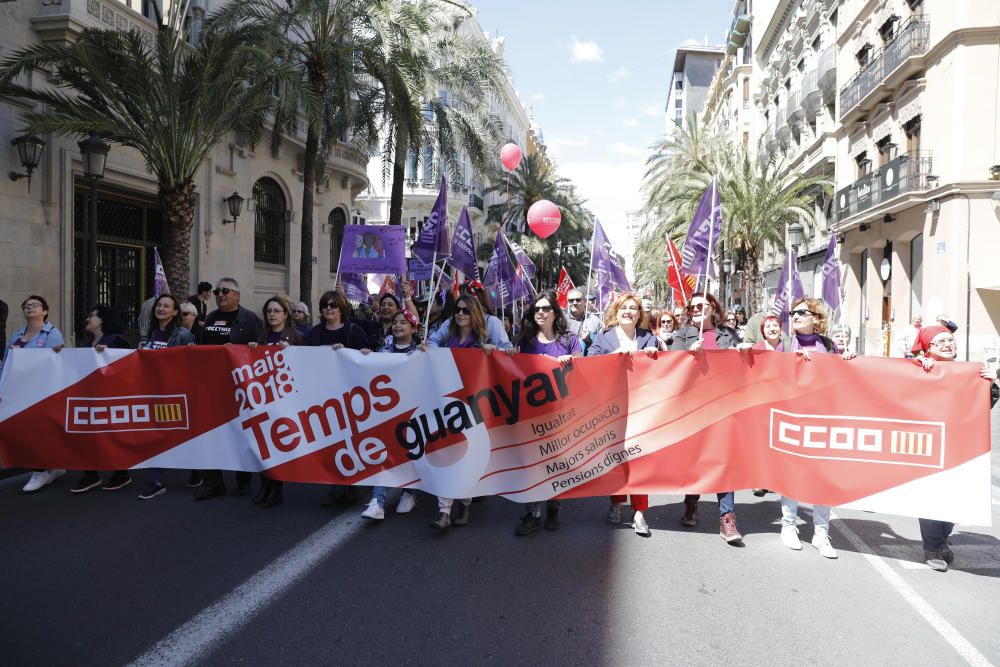 Manifestación 1 de Mayo en València