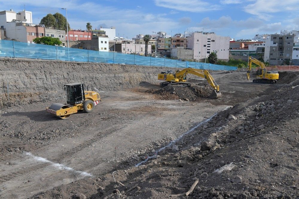 Construcción del último edificio del Área de Regeneración y Renovación Urbana (ARRU) de Tamaraceite