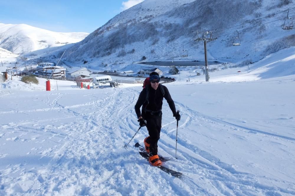 La última nevada en Pajares, en imágenes.