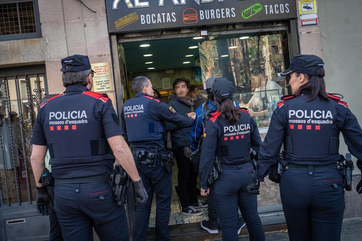 Imagen de la operación contra multirreincidentes