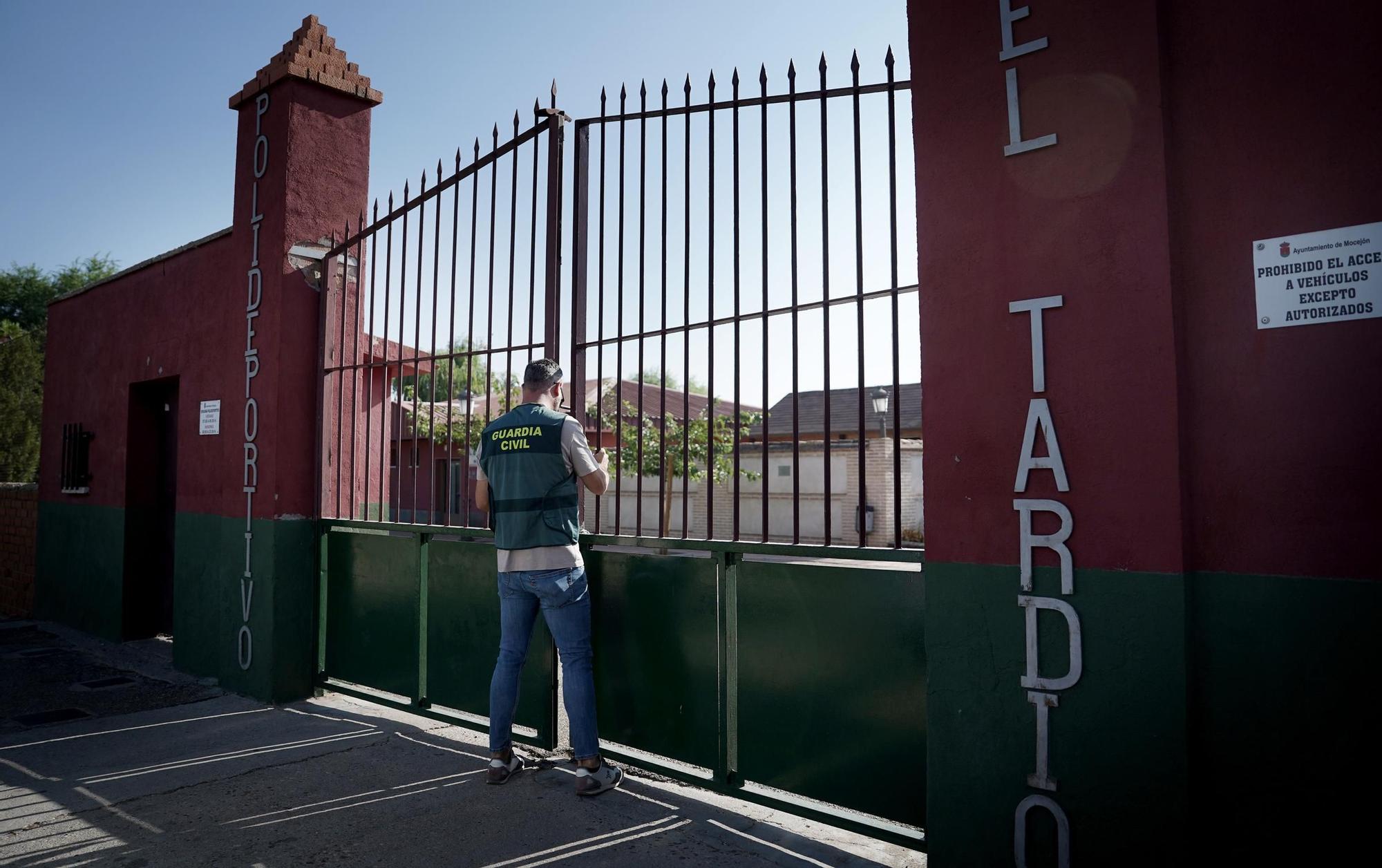 Polideportivo de Mocejón (Toledo), donde fue asesinado en niño de 11 años, Mateo.