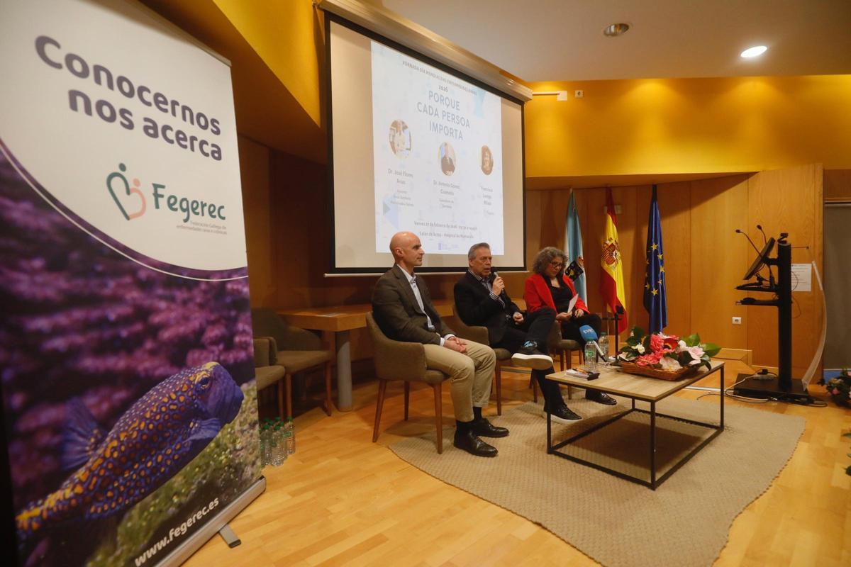 Intervención del conselleiro de Sanidade en las jornadas de enfermedades raras de Montecelo.