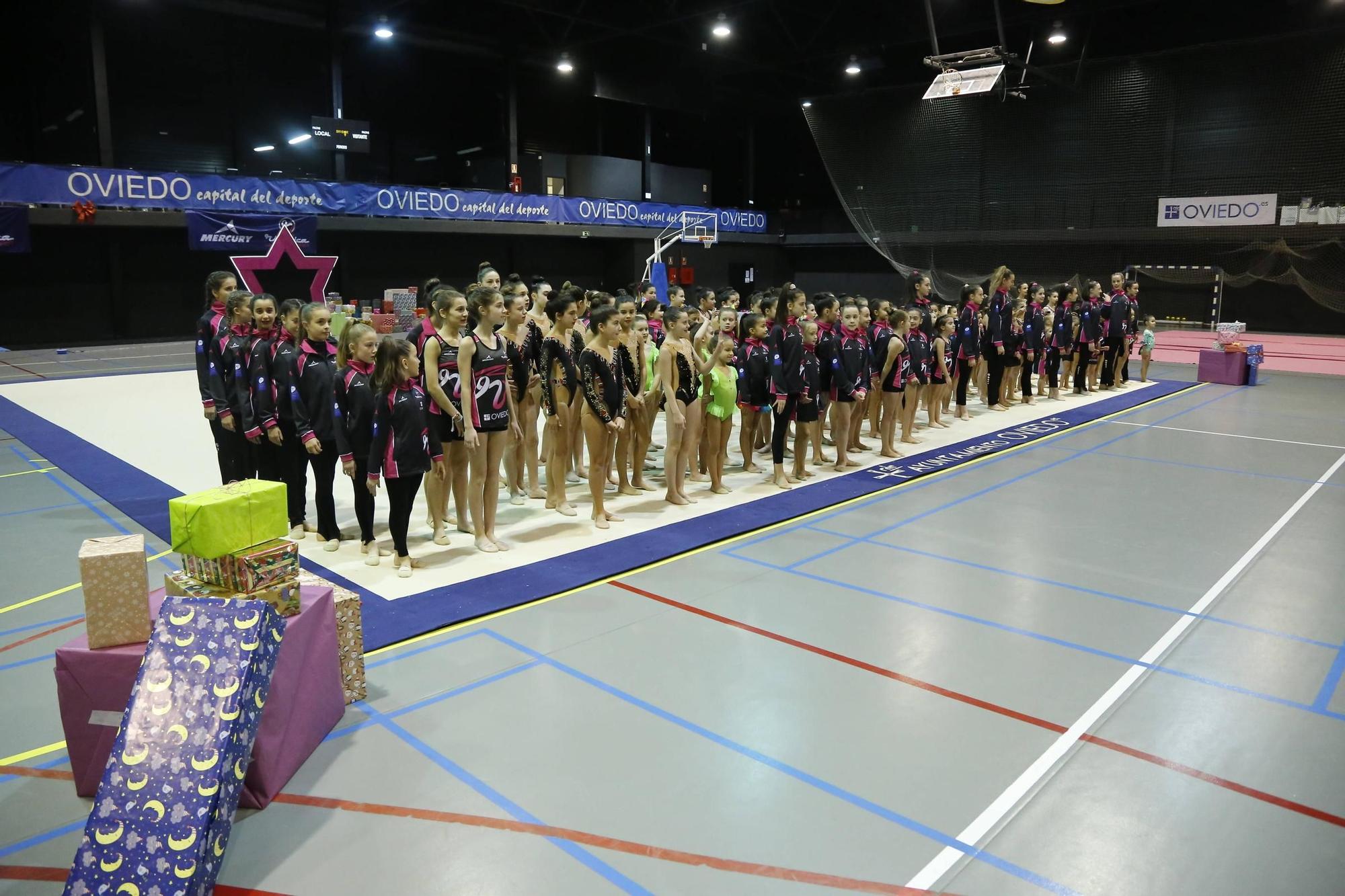 Estas son las gimnastas de La Corredoria 