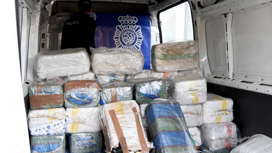 Intervienen 2.400 kilos de coca al cártel colombiano desarticulado en Vigo