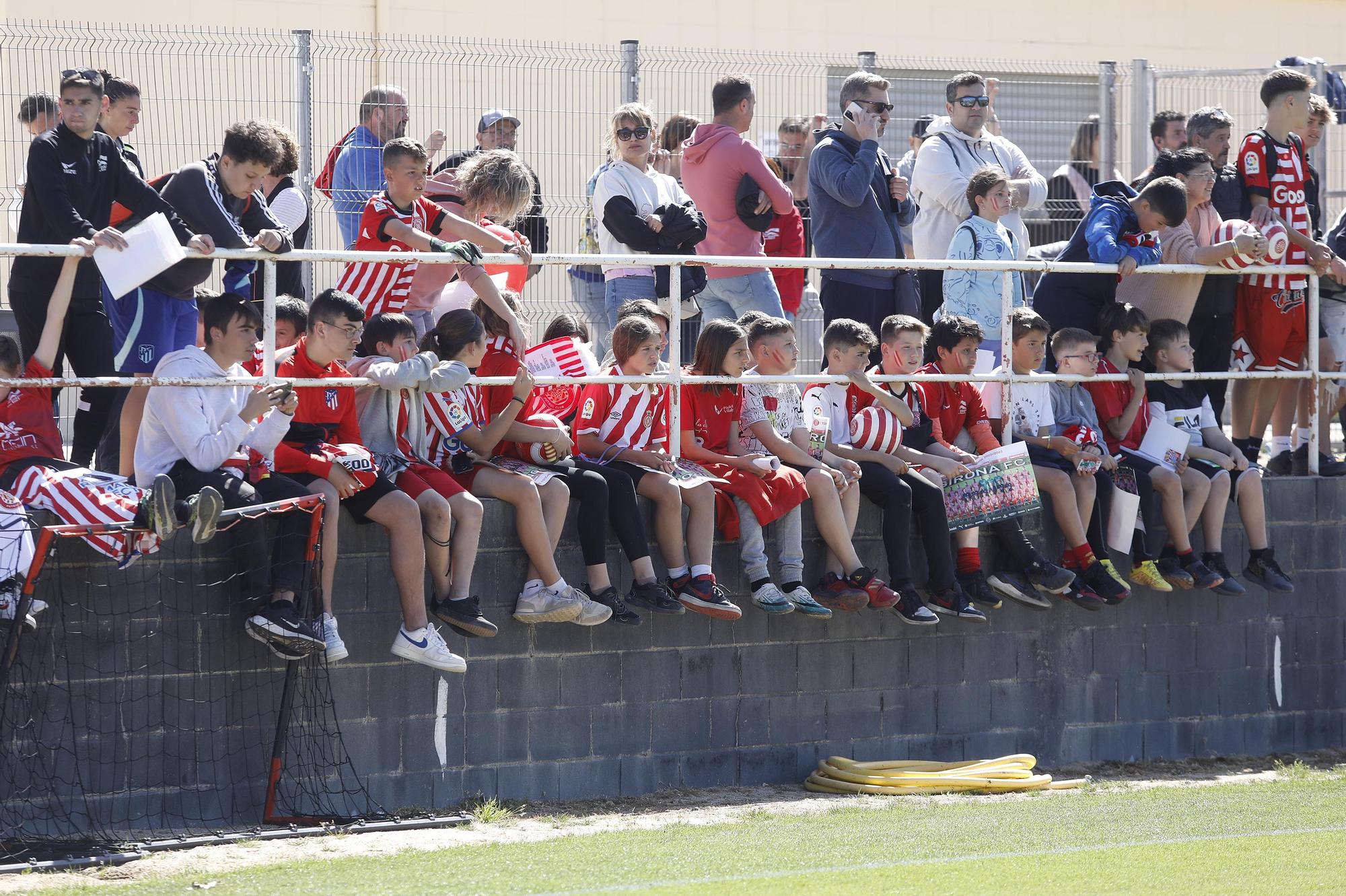 Entrenament de portes obertes del Girona FC