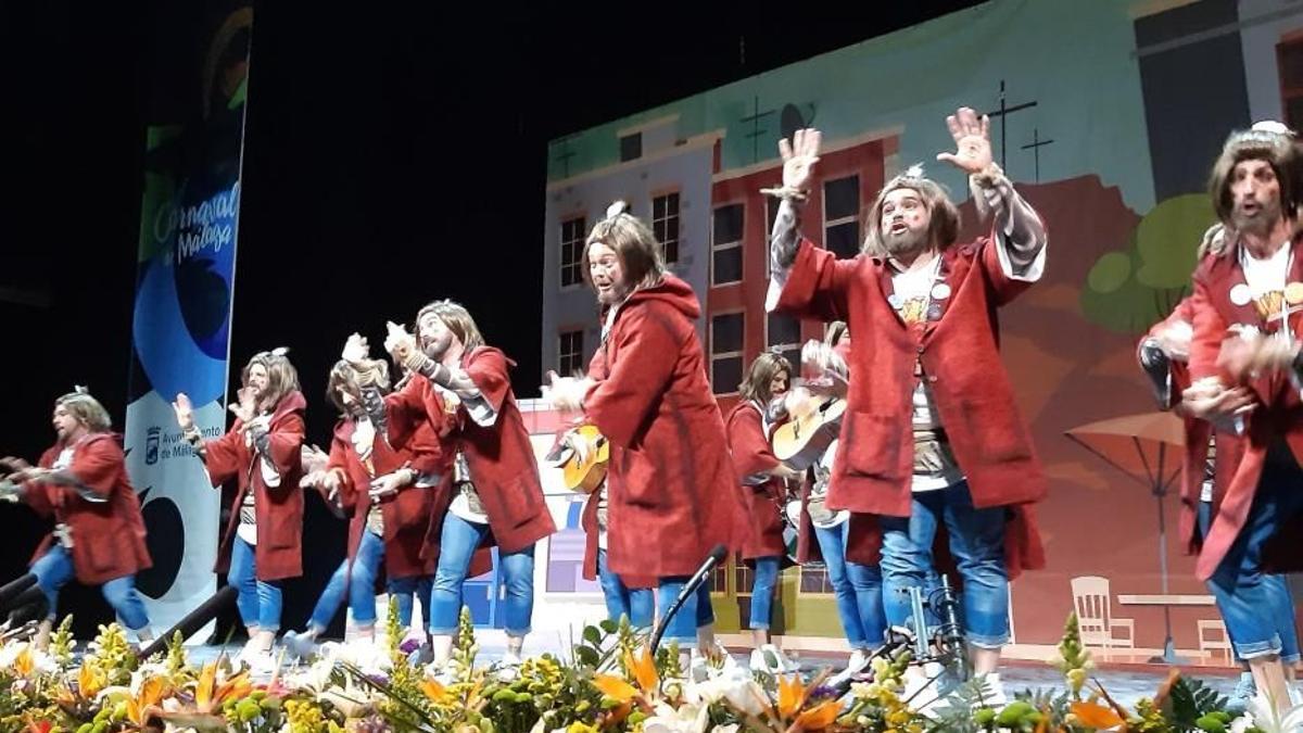 La murga del Chino fueron 'Ojú por Dio' en el Carnaval de 2020, donde alcanzaron las semifinales.