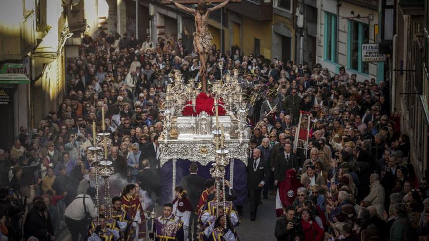 La procesión de la Sagrada Lanzada, en la calle Azcárraga.