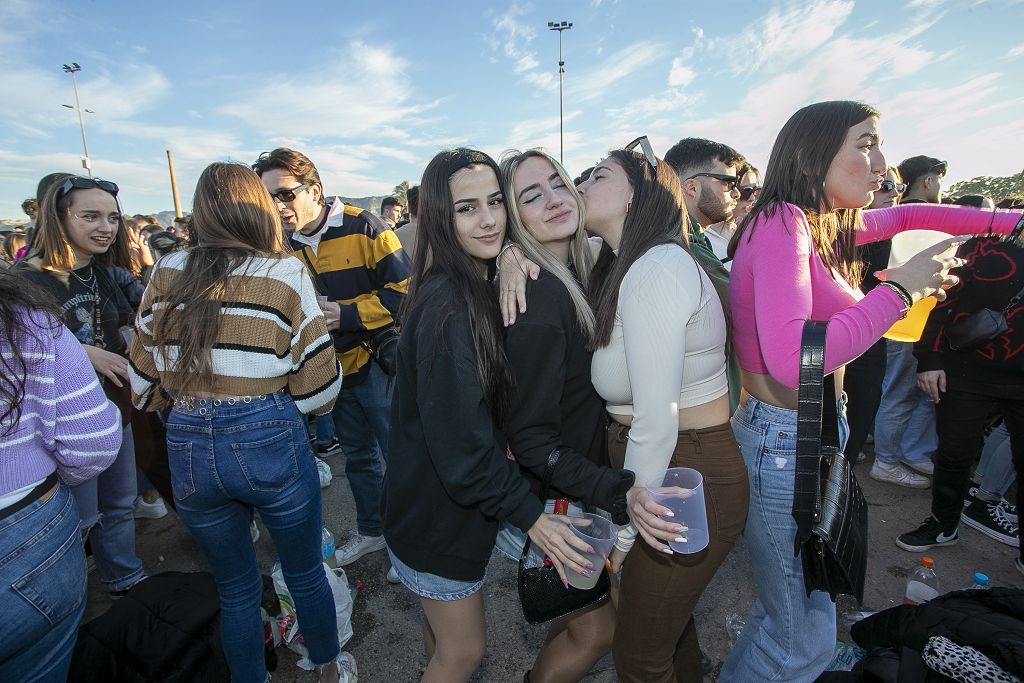 Las imágenes de la macrofiesta universitaria en La Fica (27/01/2023)