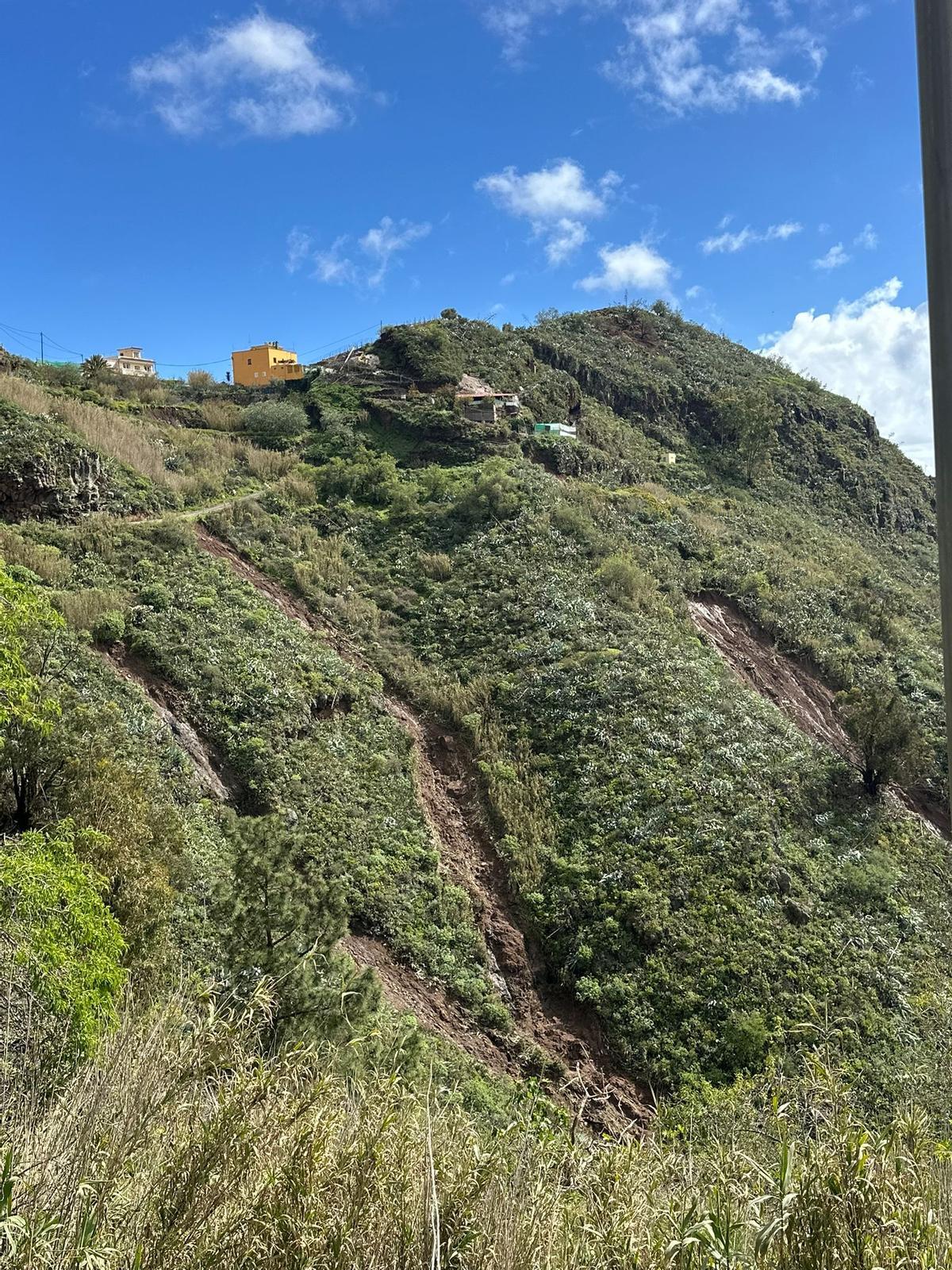 El paso de la borrasca Therese en San Mateo.