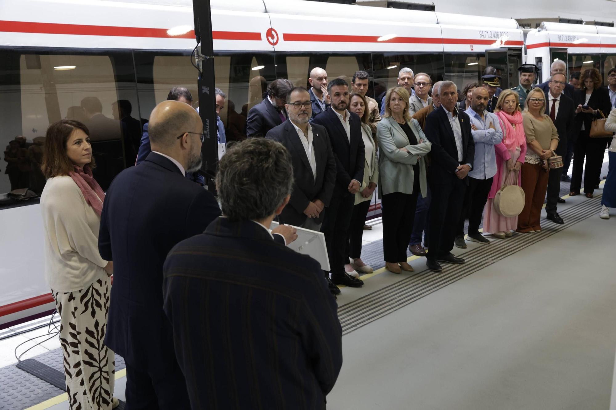 Así fue la inauguración del soterramiento de Langreo
